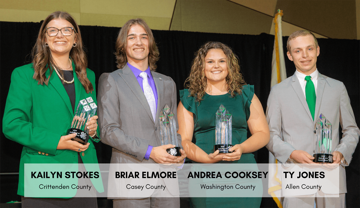 winners of foundation scholarships | | Kentucky 4-H Youth Advocacy Program